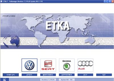 ETKA 7.3 Plus International 07/2011 + Online Updates