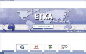Каталог запчастей ETKA 7.3 и 7.4 International, Germany 08.2014 года