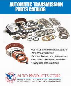 Каталог фрикционов Automotive Catalog ALTO для АКПП (2010)