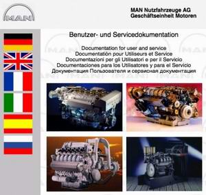 Двигатели MAN: сервисное руководство по ремонту и обслуживанию (MAN Engines Service Manuals)
