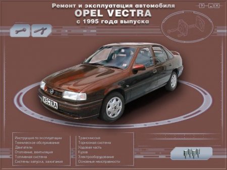 Opel Vectra "B" с 1995 г Мультимедийное руководство по ремонту и эксплуатации (2001)