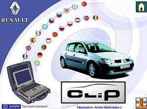 Renault CLIP v.95 2009 Дилерская программа диагностики