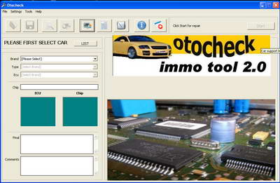Скачать Otocheck 2. Программа для ремонта иммобилайзера автомобиля.