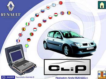 Renault, Dacia, Samsung Clip SPX PRO v.96 Дилерская программа диагностики