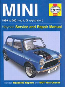 Mini (1969 - 2001 год выпуска). Руководство по ремонту Service and Repair Manual