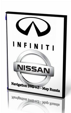 Navigation DVD Nissan and Infiniti v.5 [Map Russia] (2010/RUS)