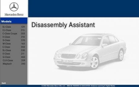 MERCEDES-BENZ - DISASSEMBLY ASSISTANT