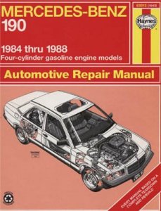 Mercedes-Benz 190. Repair Manual 1984-88.