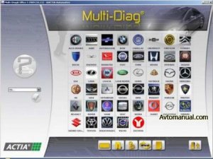MULTI-Diag Office 01/2010. Мультимарочная программа для диагностики автомобилей.