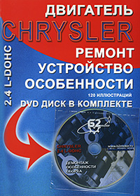 Двигателя Chrysler 2,4L DOHC (ГАЗ Волга-31105, Соболь). Документация по демонтажу, сборке, ремонту.