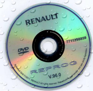 Renault Reprog (версия 96.0, 2011 год). Дилерская база прошивок.