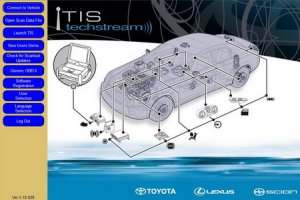 Toyota Techstream (версия 5.10.029 2010). Дилерская программа диагностики автомобилей Toyota, Lexus, Scion.