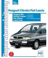 Citroen Jumpy / Evasion, Peugeot Expert / 806, Fiat Ulysse / Scudo, Lancia Z (1994 - 2001 год выпуска, дизель). Руководство по ремонту автомобилей.