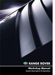 Range Rover 2002. Оригинальное ремонтное руководство.