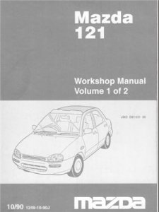 Mazda 121.Workshop manual.