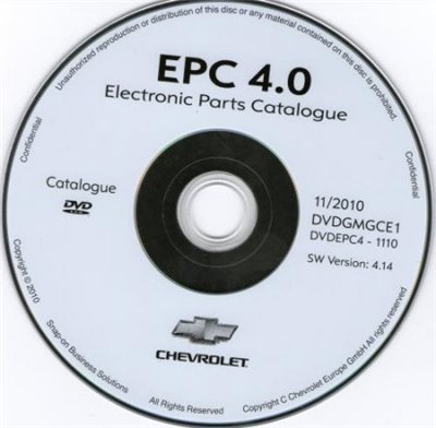 CHEVROLET EUROPE EPC 11/2010