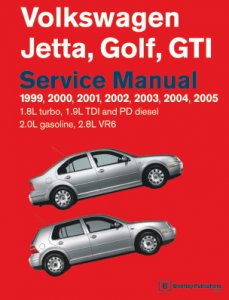 Volkswagen Golf, Jetta, GTI. Оригинальная инструкция по ремонту (1999-2004)