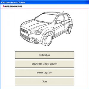 Mitsubishi ASX Workshop Manual (2011-12). Дилерское руководство.
