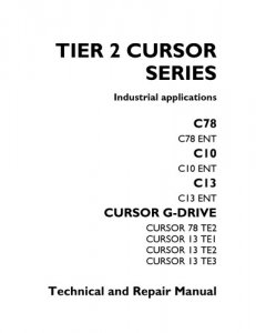 IVECO CURSOR TIER 3(2). Руководства по обслуживанию и ремонту двигателей.
