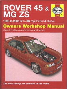 Rover 45 и MG ZS (1999 - 2005 год выпуска): руководство по ремонту и обслуживанию