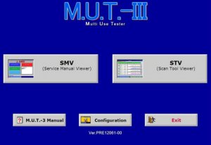 MUT-III (версия PRE12061, 2013 год). Программа для диагностики автомобилей Mitsubishi