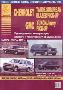 Chevrolet Tahoe, GMC Yukon, Chevrolet Blazer, GMC Jimmy, Chevrolet Suburban, Chevrolet / GMC Pick-Ups (1987-1999 год выпуска). Руководство по ремонту