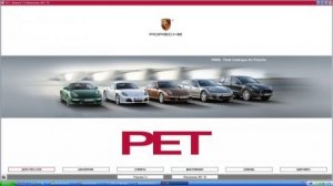 Авто каталог запчастей Porsche PET PIWIS вер. 7.3 291 + программа PET вер. 7.2 273