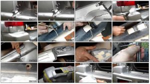 Ремонт трещины на бампере автомобиля: видео пособие