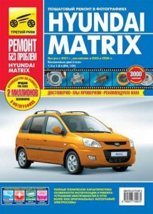 Hyundai Matrix (с 2001 г.выпуска, рестайлинг 2005, 2008 года). Руководство по ремонту и обслуживанию