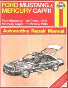 Ford Mustang (1979-1992), Mercury Capri (1979-1986): пособие по ремонту автомобилей